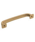 Champagne Bronze Surpass Cabinet Pull Five And One Sixteenth Inch Center To Center, Transitional Drawer Pull for cabinets, side view