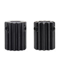 Beefy Bevel Gear Pinion Set 1Mod 15 Teeth To 25 Teeth 6.35mm Bore Metal Spur Gear in black hardened steel