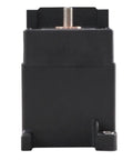 Heavy Duty High Voltage Dc Contactor 350 Amps 1000 Volt Ceramic Sealed Relay front view, robust black housing for EV solar applications.