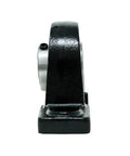 Beefy Built Tough Heavy Duty Pillow Block Bearing With 2 7 16 Inch Bore 2 Bolt Self Aligning Mount R3 Triple Lip Seal High Speed Low Noise Long Life Durable Replacement For OEM And Industrial Applications, side view