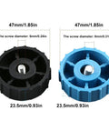 Dual Line Bump Feed Trimmer Head Knob Replacement For ST155 ST165 ST175 ST275 ST285 And Ryobi RY30040A RY30040B Easy Install Fits Weed Eater Style String Trimmers, 47mm black and blue knobs