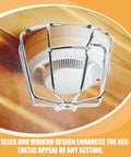 Fire Sprinkler Head Guard Protective Cover Cage Ceiling Impact Resistant Shield installation above sprinkler head.