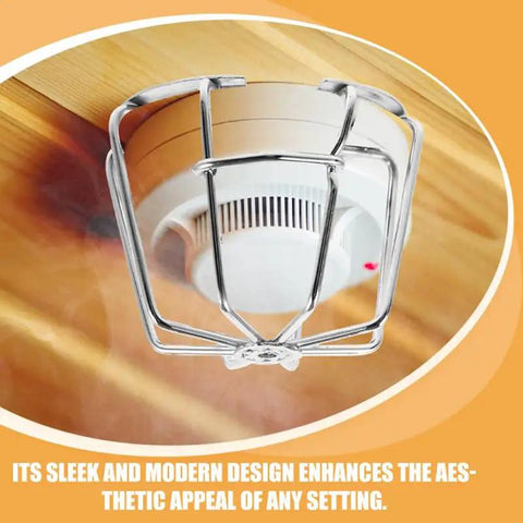 Fire Sprinkler Head Guard Protective Cover Cage Ceiling Impact Resistant Shield installation above sprinkler head.