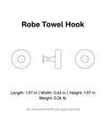 Kickass Single Wall Hook Built With Rock Solid Aluminum And Rich Black Walnut Wood For Hanging Heavy Winter Coats Bath Towels Backpacks And Daily Essentials In Entryways Or Bathrooms, dimensions and design details.