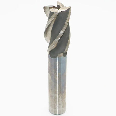 One Inch Cutting Diameter Four Flute CNC End Mill Cutter For Wood Aluminum Steel Titanium Foam Plastic With Three Quarter Inch Shank
