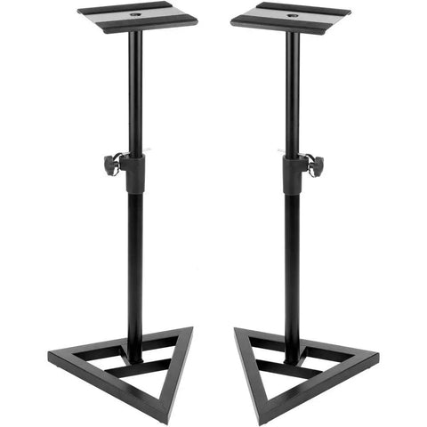 Studio monitor stands for Powered 5 Inch Studio Monitors Bundle For Home Studio With Stands Small Pads And XLR Cable
