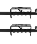 Top Shelf Premium Steel Heavy Duty 2 Pack 5 Inch Spring Loaded Barrel Bolt Latch Pin Black Rust Resistant Outdoor Security Hardware