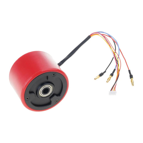 Red 70mm Brushless Hub Motor for Electric Skateboards and Scooters Front or Rear Wheel Drive 150W Power