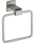 Square Stainless Steel Towel Ring For Kitchen And Bathroom Durable Brilliance Finish Hand Towel Holder Wall Mounted Ring