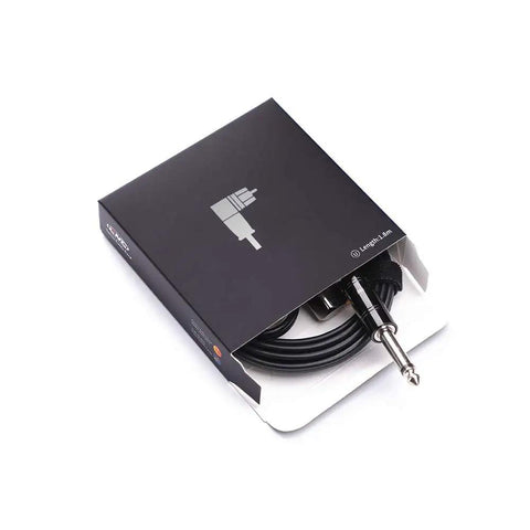 Plug And Play Rotary Tattoo Pen Spare Power Cord With RCA Connector Black Replacement For Most Tattoo Pen Machines in packaging.