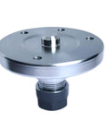 Collet Adapter For 80mm Rotary Table Compatibility, Precision Workholding Fixture With T Slot Mount, Milling Machine And Lathe Pro Grade Ready, High Concentricity, Rigid, Space Saving Design For Secure Machining, metal top view