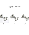 Three types of Soft Close Damper Hinges 2 Pack For Kitchen Cabinets 25mm Overlay Full Or Half Overlay Inline Mount Stainless Steel
