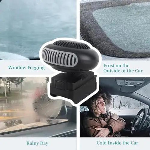 Rock Solid 170W Portable Space Heater With Smart Thermostat Delivers Hella Fast Warmth For Garage Or Bedroom Compatible With 20V Max Batteries, compact heater for defrosting car windows.
