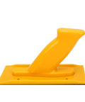 Built Tough As Nails Woodworking Push Block With Rock Solid Grip For Safe Table Saw Router Jointer Operations Heavy Duty ABS Construction In Bright Yellow