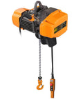 Beefy 2 Ton Electric Hoist With VFD Controls, 480V 3 Phase Power, 20 Ft Lift Height, Pendant Controller, Heavy Duty Electric Winch