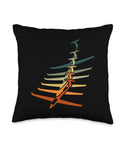 Vintage Glider Airplane Throw Pillow For Aviation Lovers Funny Pilot Theme Cushion With Soaring Gliding Vibe Perfect For Home Office Decor And Gift For Birthday Christmas Air Show Parades featuring colorful airplane graphic