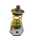 Smooth Operator Open Spring Mount Vibration Isolator with 6 Mm Ribbed Rubber Pad and 66 Lb Capacity showcased from front angle.