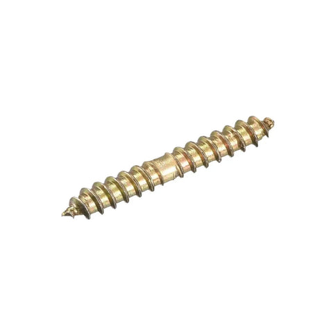 50 Pack Double Ended Threaded Dowels For Wood Joining 25 To 47 Millimeter Hanger Bolts Set 4 By 38 Millimeter Hidden Locking Connection