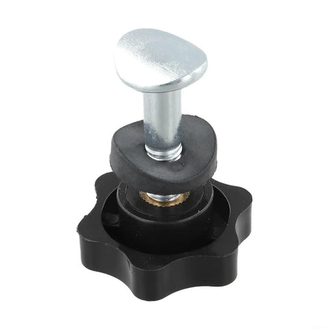 Pro Grade 2 Pack Lawn Mower Handle Knob Bolt Kit For Toro Models Fast Fix Damaged Controls Brings Back Pro Quality Grip And Stability On Your Ride Or Walk Behind Mowers So You Can Get Your Yard Work Done With Total Ease Every Single Time silver bolt with black plastic knob