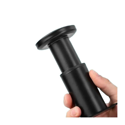 Adjustable Stainless Steel Furniture Legs Replacement 1 Pack Height Boost Table Feet being held for stability
