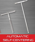 Starrett telescoping self-centering gage set with two arms; chrome-plated steel, 5/16–6 in range (S579HZ)