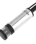 Heavy Duty 12V Submersible Electric Pump For Diesel Fuel Water Oil Transfer 38Mm Compact Aluminum Build showing aluminum body and mesh filter.