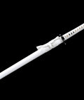 Beefy Full Tang Battle Ready Samurai Katana Sword With Black Finish Handmade 2960 Spring Steel Blade Real Ninja Sword Replica sheathed
