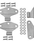 Body Door Hinge Set for Jeep JK 2007 Up Four Door Eight Piece Sand Blasted Ready to Paint Finish Inspected for Fit Finish and Function Heavy Duty Replacement.