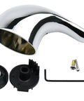 Universal Tub And Shower Lever Handle Replacement For Posi-Temp And Moentrol Valves, No Brainer One-Handle Faucet Upgrade To Effortlessly Dial In Water Volume And Temperature, Easy Turn Chrome Finish with accessories