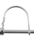 Five Pack Locking Pins Set, Tubular Folding Hitch Pins With Spring Lock, Galvanized For Trailers, Trucks, Tractors And Farm Gear
