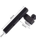 T Slot Track Positioning Stop With Hand Tightening Knob For DIY Woodworking Projects, Metal Track Stop Block measurements shown