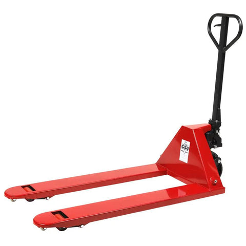 Real Deal Heavy Duty Manual Pallet Jack With Rock Solid Steel Build And Massive 5500 Lb Capacity Designed For No Sweat Hauling And Daily Warehouse Moving Jobs