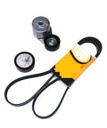Upgrade Your Rides With This Top Tier Alternator Fan Belt Kit For Saic Mg3 And Mg5 Plus Roewe 350 Featuring A Smooth Generator Tensioner Idler Pulley That Keeps Things Tight And Slipping No More For Your 1.5L Motor. 3-part belt kit with tensioner pulleys for MG3 MG5 Roewe 350 1.5L engine