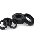 Oil Seal ID 30mm Kit With A Bunch Of O Ring Sizes 36 40 45 46 50 52 55 58 60 62 65 Assortment For Automotive Machinery Pumps Cylinders Valves Water Pipes And More High Temp Oil Resistant Wear Resistant black seals