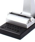 Adjustable Watch Case Back Opener Bench Tool base featuring metal construction for opening and closing screw down snap off covers