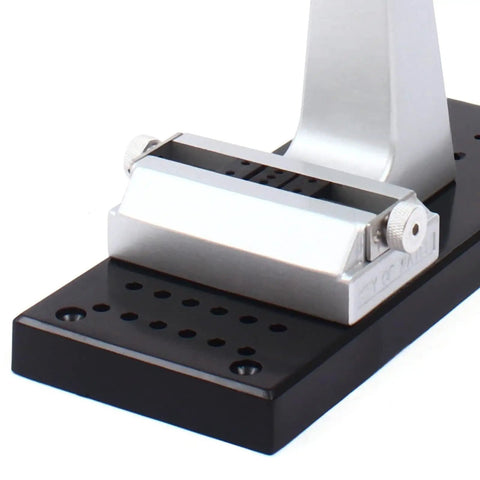 Adjustable Watch Case Back Opener Bench Tool base featuring metal construction for opening and closing screw down snap off covers
