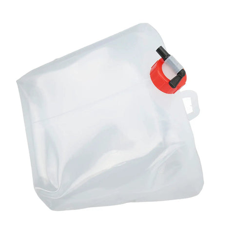 5L Collapsible Water Container With Tap, Foldable Water Jug, BPA Free PP PE, ergonomic handle, leakproof valve, compact design