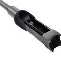 Built Tough Three Quarter Inch Square Hole Drill Bits Mortising Chisel Set Heavy Duty Bearing Steel with sharp cutting edges.