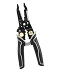 Slick Compact Wire Stripper And Crimping Pliers Featuring Tough Nonslip Grips Plus Rapid Rebound Springs, 20cm long.