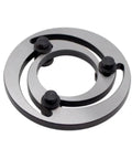 Kickass Adjustable Soft Jaw B Ring For CNC Lathe Chuck with four adjustable screws, designed for efficient metal work.