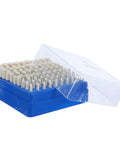 Premium Mounted Mandrel Polishing Wheel With 3Mm Shank For Drill, 100Pcs Wool Felt Buffing Bits in blue storage box.
