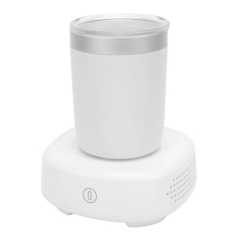 Smart Cooling And Heating Coffee Cup With Precision Temp Control Urban Hustle Essential rugged 380 ml tumbler on a white base.