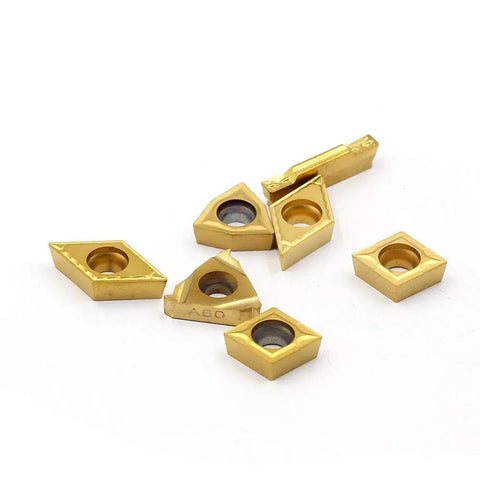 Pro-Grade Carbide Turning Inserts MGMN300 16ER A60 WCMT06T304 CCMT09T304 DCMT11T304 for lathe tool holder, set of 7 pieces