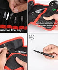 Instructions for using ESD Safe Precision Tweezers Set, 14 Piece Stainless Steel Tweezers For Crafting, Jewelry Making, Electronics And Lab Work