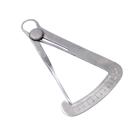 Pro Grade Stainless Steel Inside Caliper Gauge Slick Silver Finish Dead Accurate Measuring Tool For Diamond Jewelry And Dental Stones Rock Solid Durability 0 To 10 Mm Range