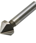Front view of Wkstool 90° countersink end mill, M2AI HSS, 1-flute, Ø30mm head, 71mm OAL, metal drill bit