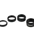 Dual Sided Extension Tube Kit M42x0.75 and T2 Threads for Astro Photography, 5mm 10mm 15mm 20mm lengths, anodized aluminum