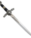 Medieval Knights Of Templar Themed Hunting Knife With Scabbard, 14 Inch Overall Length, 9 Inch Blade, 440 Stainless Steel, ornate design