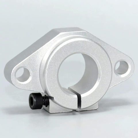 STK 40 mm Aluminum Alloy Bracket Guide Shaft Supports With Flanged Slit Strut Clamps in industrial setup