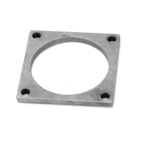 Heavy Duty M4 Threaded Robot Arm Mounting Plate Featuring Wide 32mm Bolt Spread Crafted From Rust Proof Stainless Steel close-up view